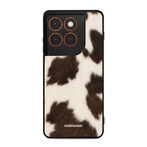 Lesklý kryt Mobiwear Glossy - Motorola Edge 70 - G166G Hnědá strakatá