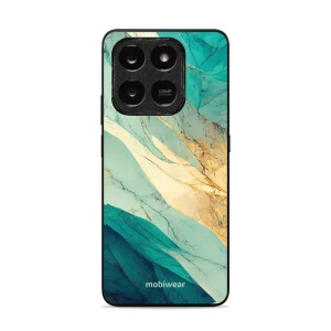Lesklý kryt Mobiwear Glossy - Honor X7d / Honor 400 Smart- G024G - Zlatavý a zelenkavý mramor
