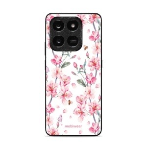 Lesklý kryt Mobiwear Glossy - Honor X7d / Honor 400 Smart- G033G - Růžové květy