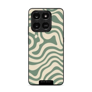 Lesklý kryt Mobiwear Glossy - Honor X7d / Honor 400 Smart- GA57G Zelené a béžové zkrouceniny