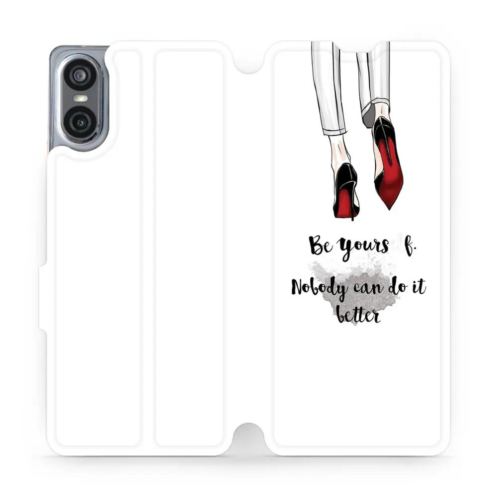 Flipové pouzdro Mobiwear - Sony Xperia 10 VI - M046P Be yourself
