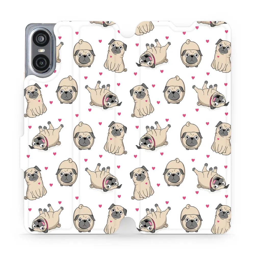 Flipové pouzdro Mobiwear - Sony Xperia 10 VI - M097P Mopsíci