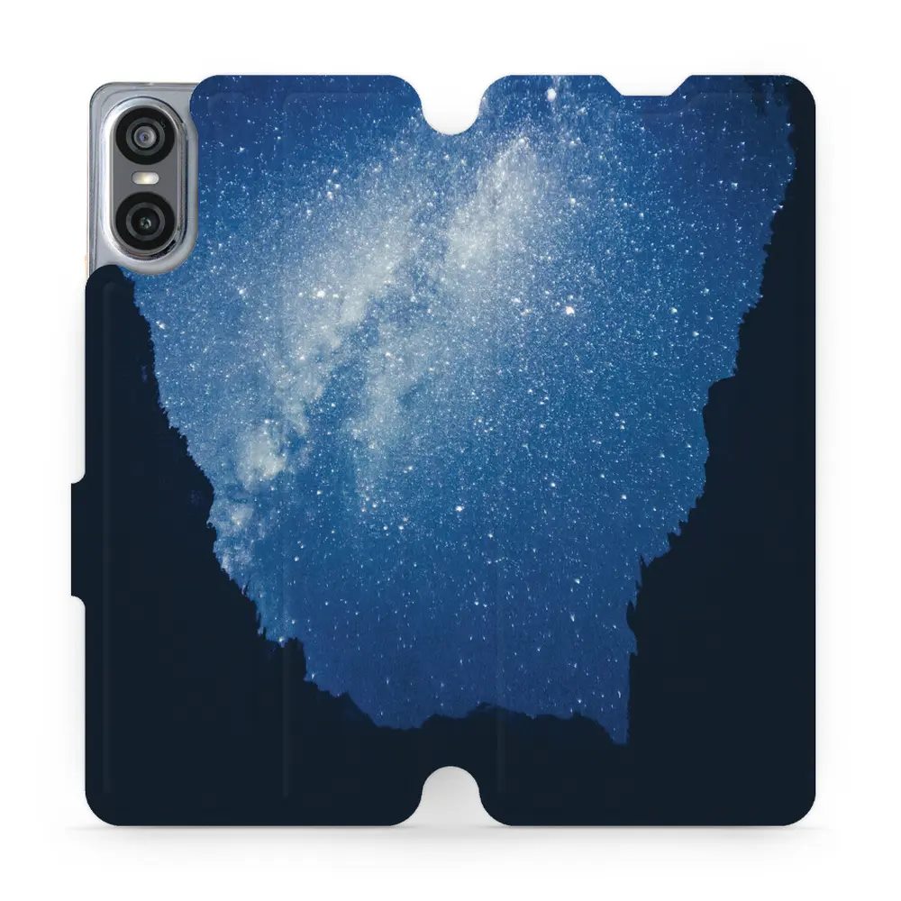 Flipové pouzdro Mobiwear - Sony Xperia 10 VI - M146P Galaxie