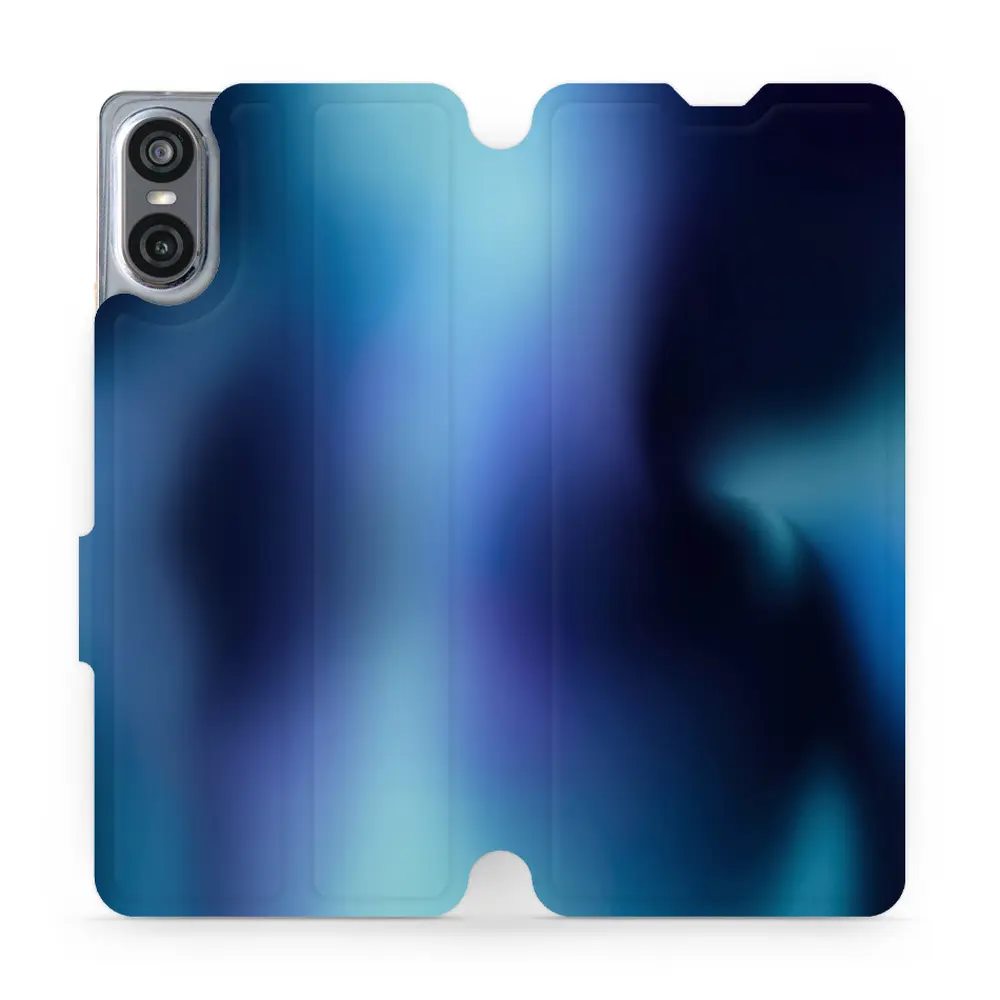 Flipové pouzdro Mobiwear - Sony Xperia 10 VI - VP68S Modrý odstín