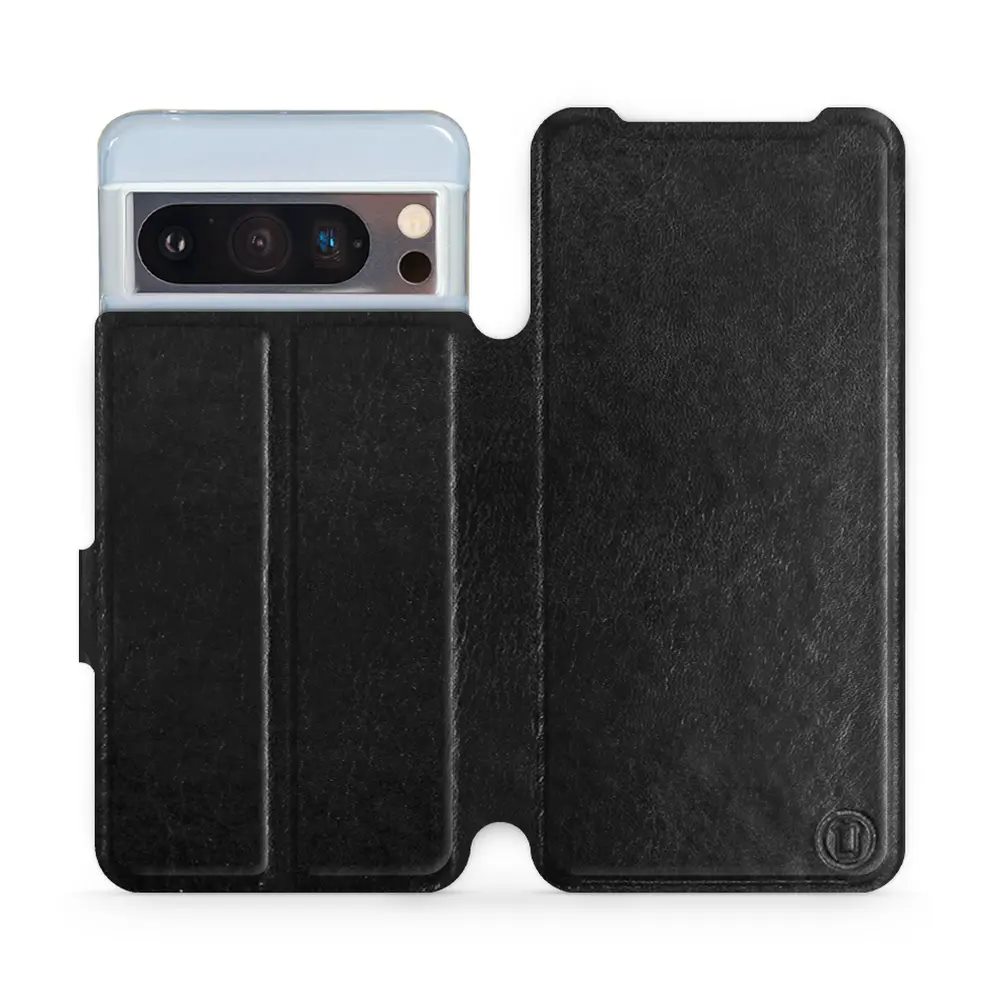 Flipové pouzdro Mobiwear - Google Pixel 8 Pro - Černé a šedé