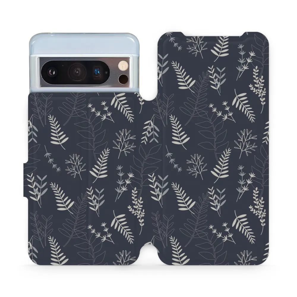 Flipové pouzdro Mobiwear - Google Pixel 8 Pro - VP15S Kapradiny