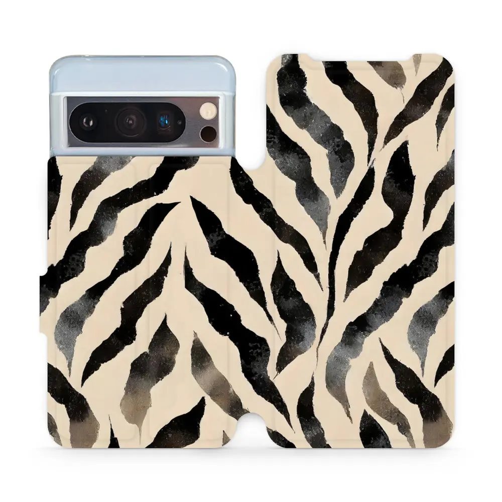 Flipové pouzdro Mobiwear - Google Pixel 8 Pro - VA53S Zebří