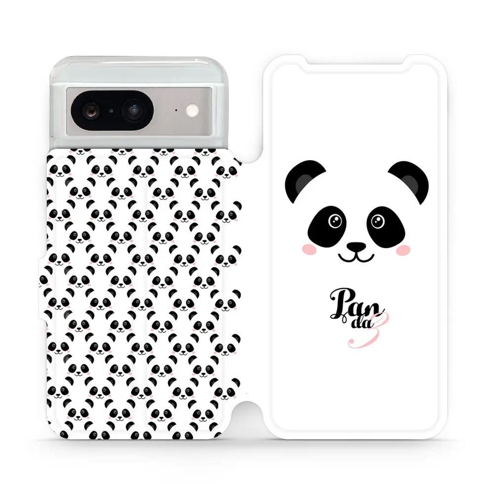 Flipové pouzdro Mobiwear - Google Pixel 8 - M030P Panda Amálka
