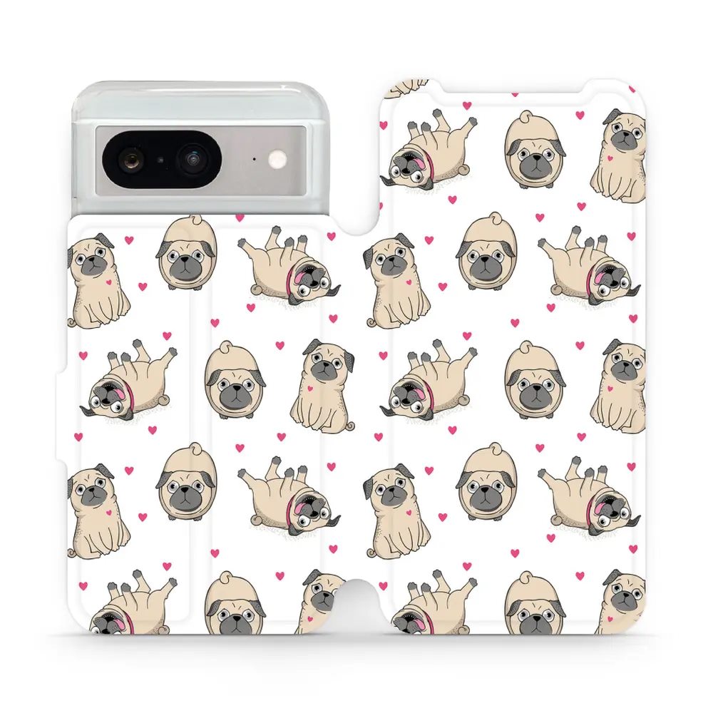 Flipové pouzdro Mobiwear - Google Pixel 8 - M097P Mopsíci