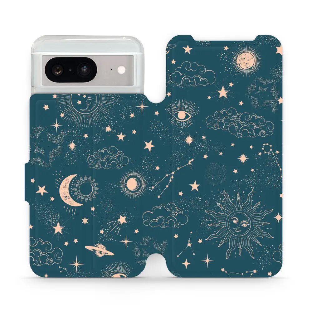 Flipové pouzdro Mobiwear - Google Pixel 8 - VP14S Magický vesmír