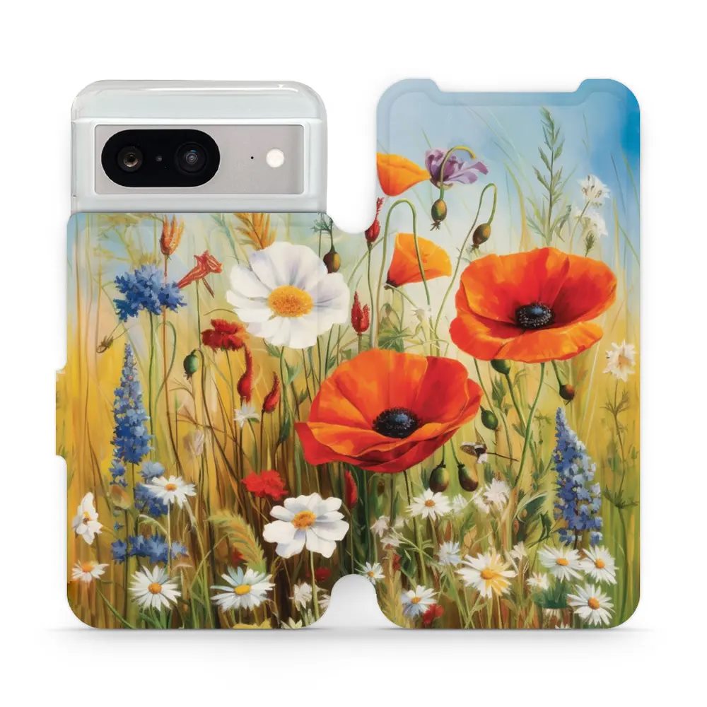Flipové pouzdro Mobiwear - Google Pixel 8 - VP43S Letní louka