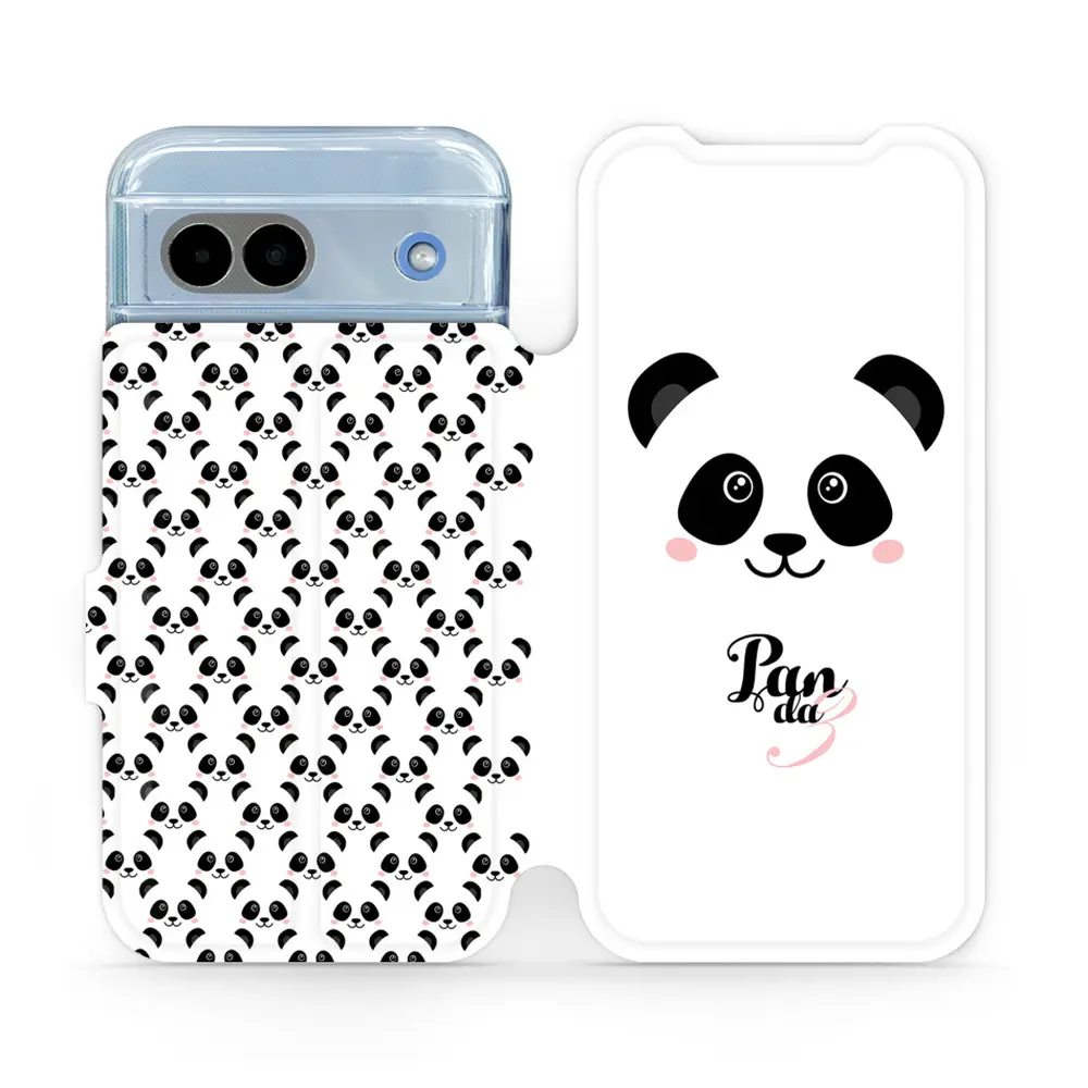 Flipové pouzdro Mobiwear - Google Pixel 8A - M030P Panda Amálka