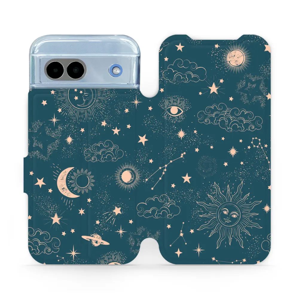 Flipové pouzdro Mobiwear - Google Pixel 8A - VP14S Magický vesmír