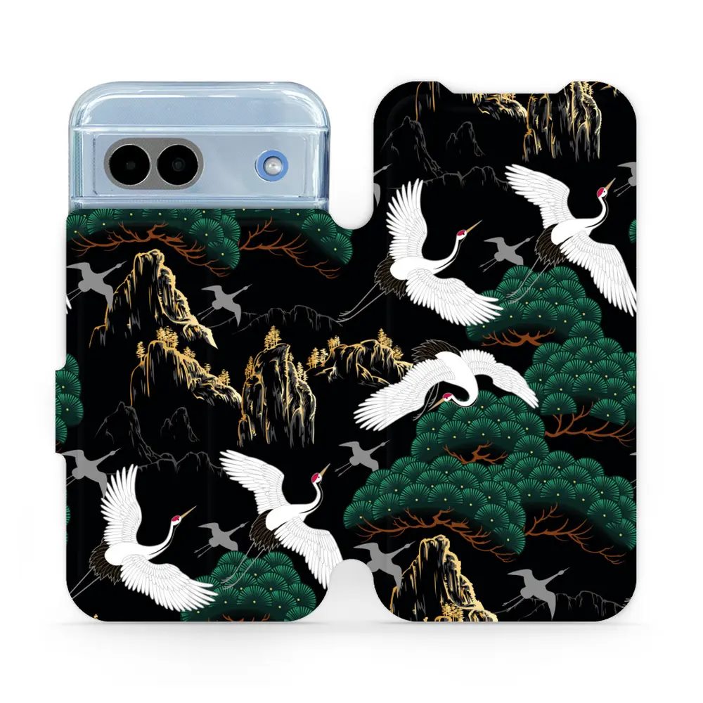 Flipové pouzdro Mobiwear - Google Pixel 8A - VP16S Jeřábi