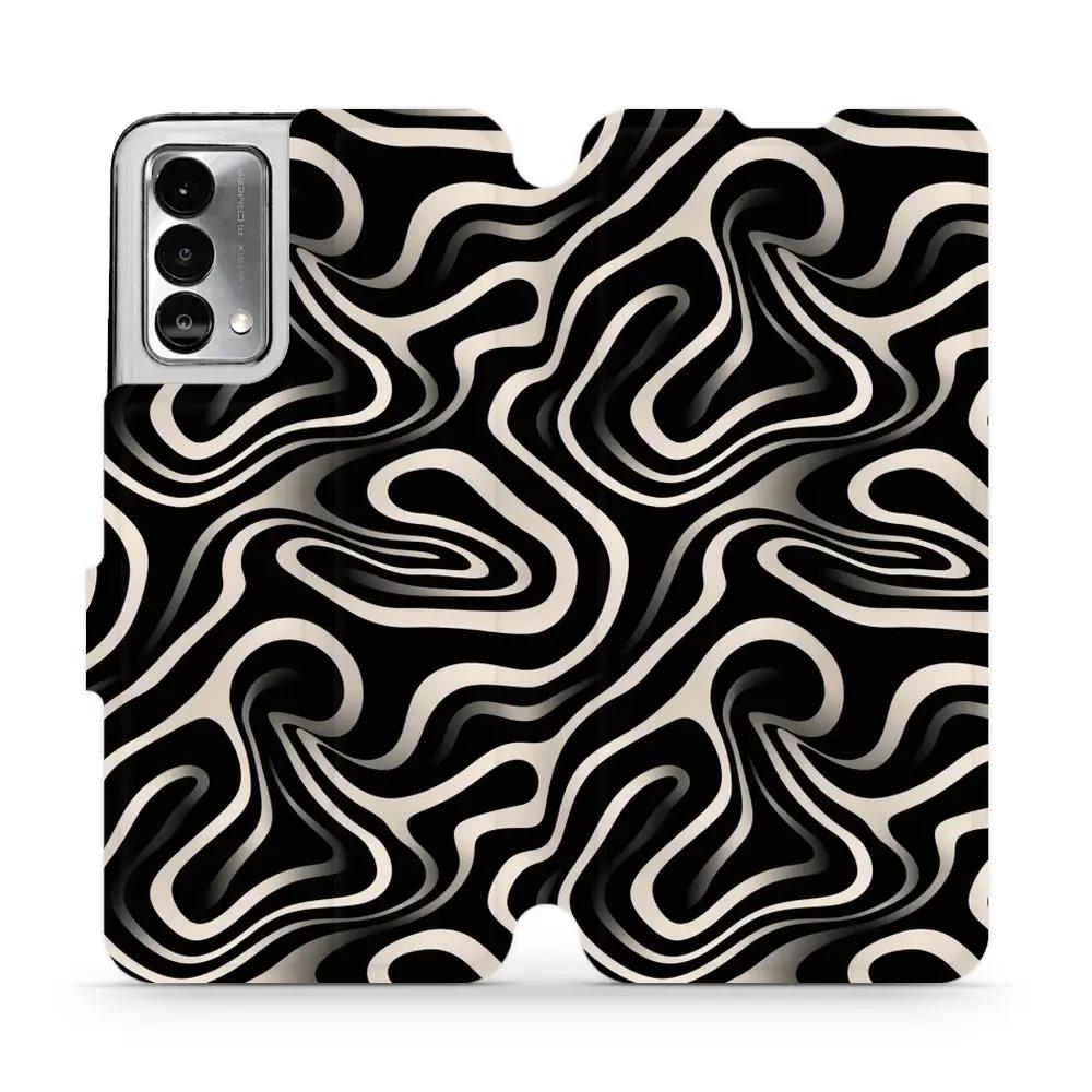 Flipové pouzdro Mobiwear - Realme GT Master Edition - VA63S Vlnky a linky