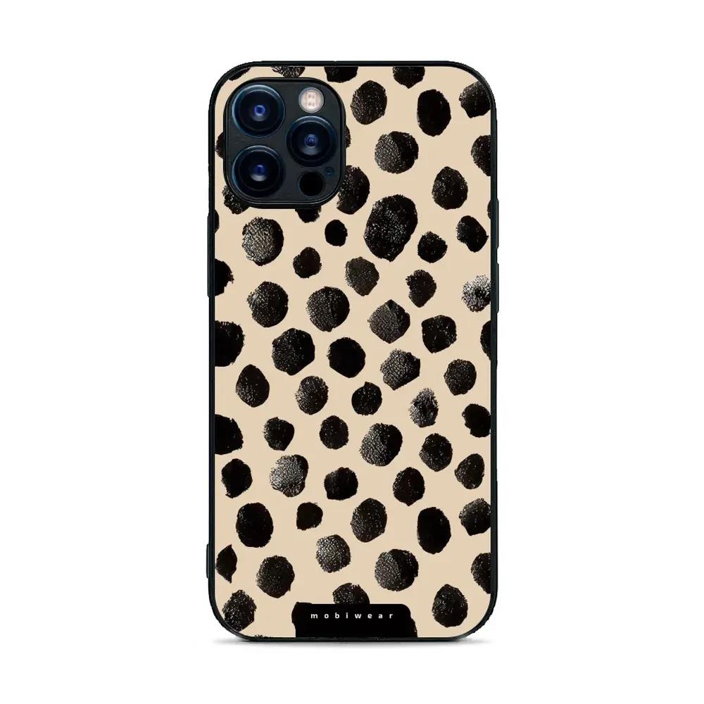Lesklý kryt Mobiwear Glossy - Apple iPhone 12 Pro - GA50G Černé puntíky