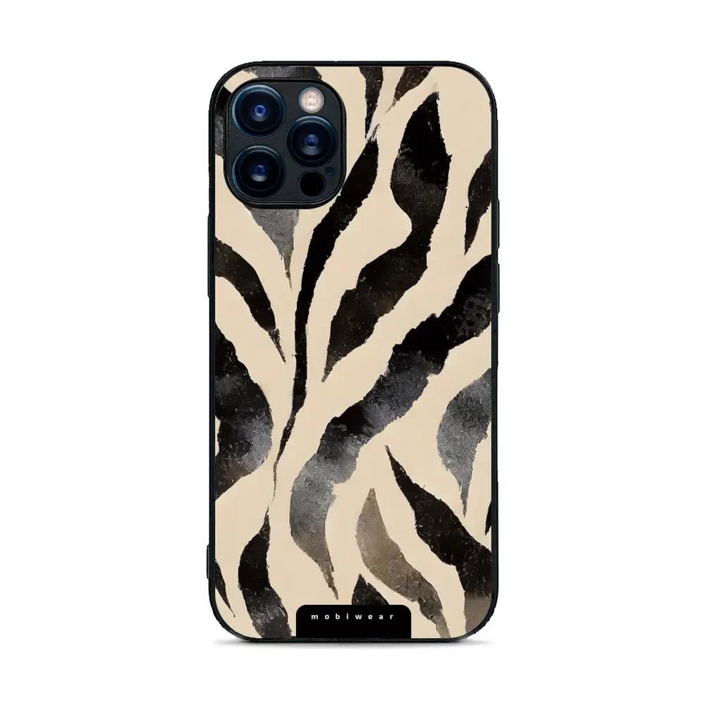 Lesklý kryt Mobiwear Glossy - Apple iPhone 12 Pro - GA53G Zebří