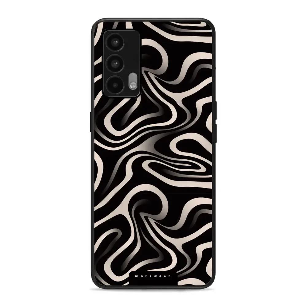 Lesklý kryt Mobiwear Glossy - Realme GT Master Edition - GA63G Vlnky a linky