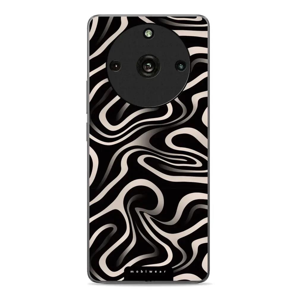 Lesklý kryt Mobiwear Glossy - Realme 11 Pro Plus - GA63G Vlnky a linky