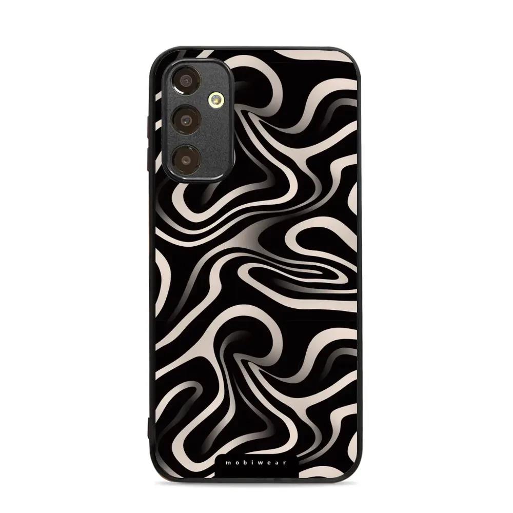 Lesklý kryt Mobiwear Glossy - Samsung Galaxy A25 5G - GA63G Vlnky a linky