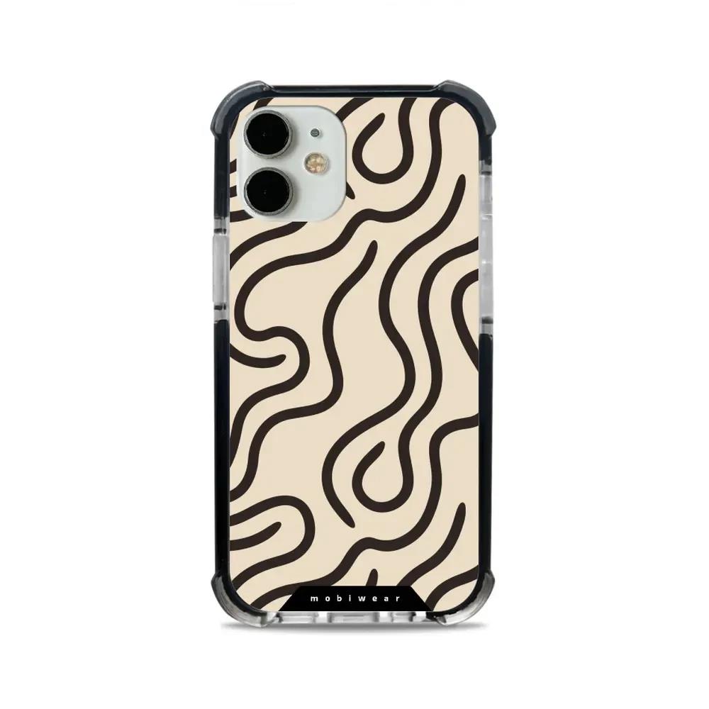 Odolný obal Mobiwear MagSafe Elite Bumper - Apple iPhone 12 Mini - DA60D Linky