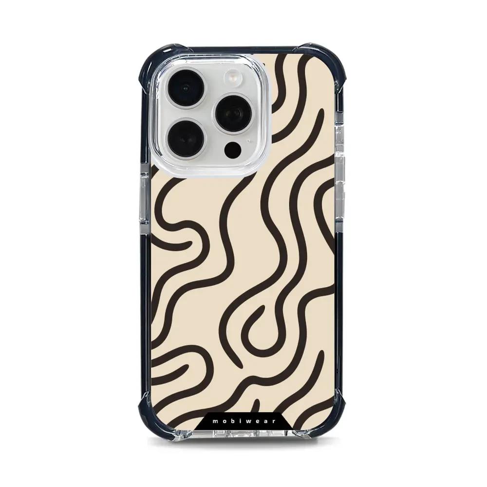 Odolný obal Mobiwear MagSafe Elite Bumper - Apple iPhone 15 Pro - DA60D Linky