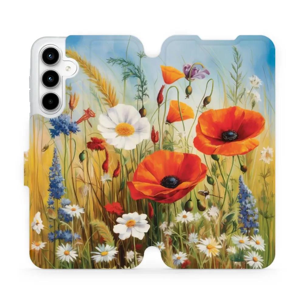 Flipové pouzdro Mobiwear - Samsung Galaxy A35 5G - VP43S Letní louka