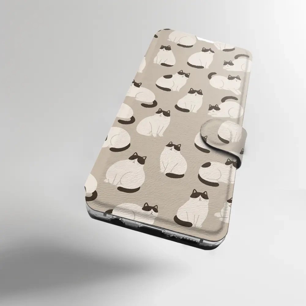 Flip pouzdro Mobiwear na mobil Samsung Galaxy S26 - V160S, kočičáci