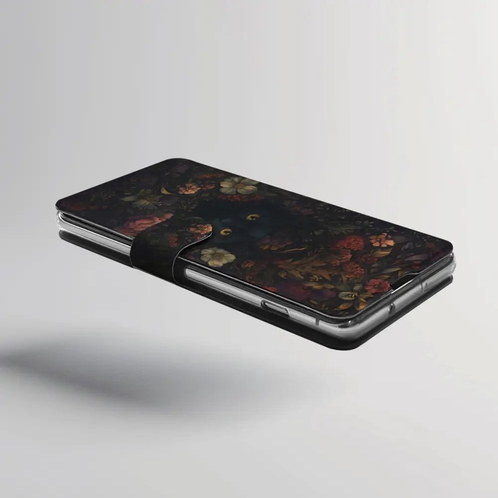 Flipové pouzdro Mobiwear - Samsung Galaxy S10 - V161S Temné kočky