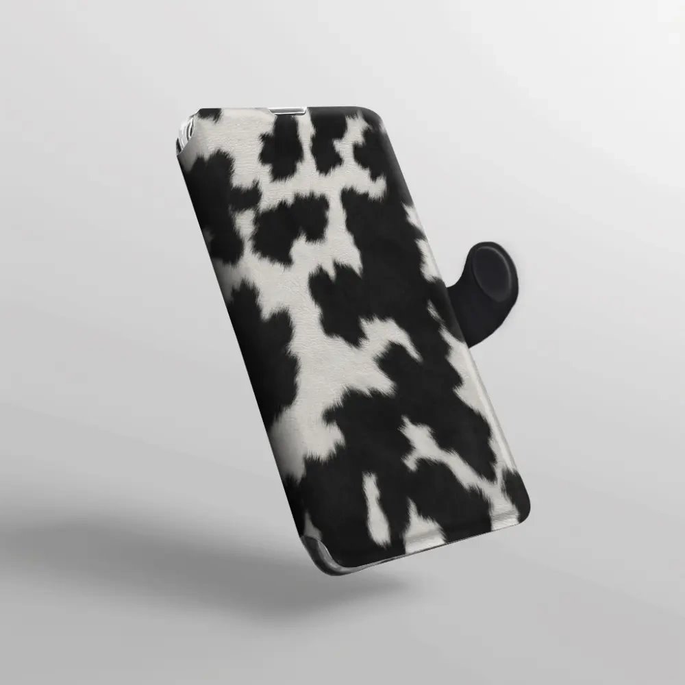 Flip pouzdro na mobil Honor 600 - Mobiwear V165S, černá strakatá