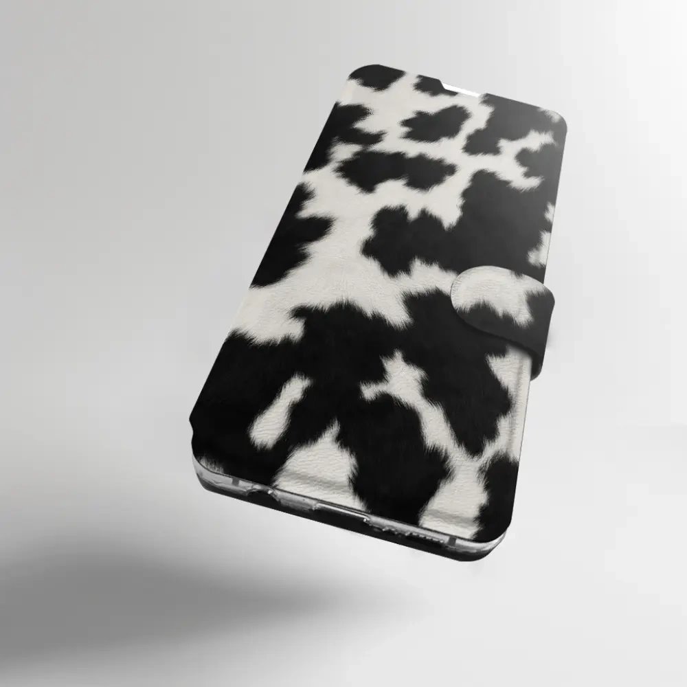 Flip pouzdro na mobil Honor 600 - Mobiwear V165S, černá strakatá