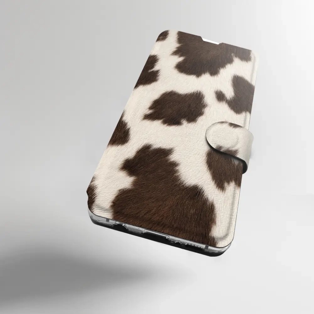 Flip pouzdro na mobil Honor 600 Lite - Mobiwear V166S, hnědá strakatá