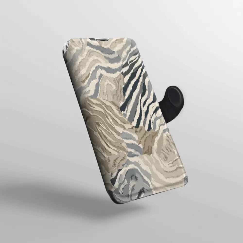 Flip pouzdro na mobil Honor 600 Lite - Mobiwear V168S, pruhovaná malba