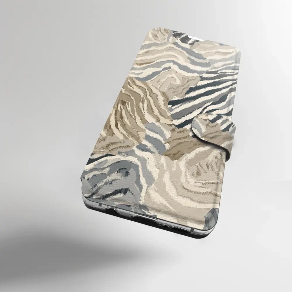 Flip pouzdro na mobil Honor 600 Lite - Mobiwear V168S, pruhovaná malba