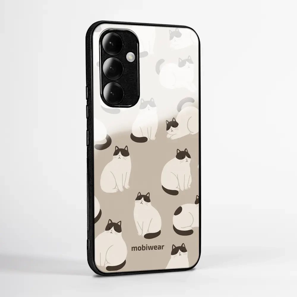 Lesklý kryt na mobil Samsung Galaxy Z Fold6 - Mobiwear Glossy G160G, kočičáci