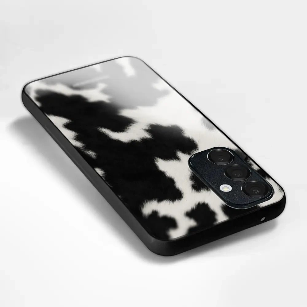 Lesklý kryt na mobil Samsung Galaxy Z Fold6 - Mobiwear Glossy G165G, černá strakatá