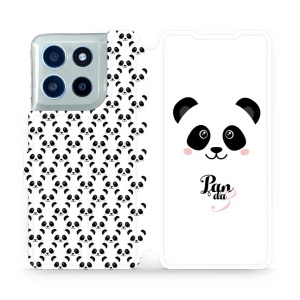 Flipové pouzdro Mobiwear - Motorola Moto G56 5G - M030P Panda Amálka
