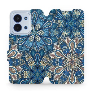 Flipové pouzdro Mobiwear - Xiaomi Poco C85 - V108P Modré mandala květy