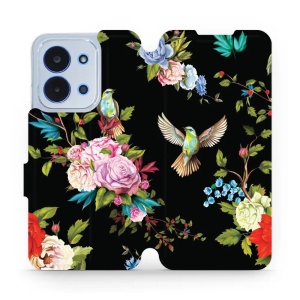 Flipové pouzdro Mobiwear - Xiaomi Poco C85 - VD09S Ptáčci a květy