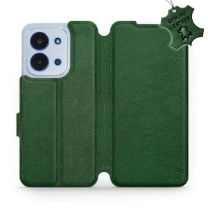 Kožené flip pouzdro Mobiwear - Xiaomi Poco C85 - Zelené 