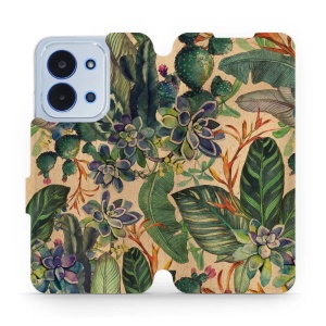 Flipové pouzdro Mobiwear - Xiaomi Poco C85 - VP05S Sukulenty