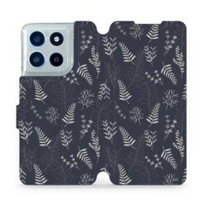 Flipové pouzdro Mobiwear - Motorola Moto G56 5G - VP15S Kapradiny