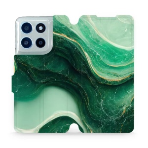 Flipové pouzdro Mobiwear - Motorola Moto G56 5G - VP38S Zelený mramor