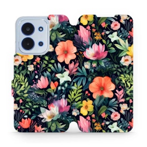 Flipové pouzdro Mobiwear - Xiaomi Poco C85 - VP48S Pestré kvítky