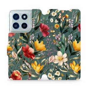 Flipové pouzdro Mobiwear - Motorola Moto G56 5G - VP71S Na zelené louce