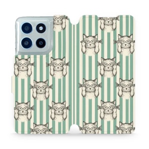 Flipové pouzdro Mobiwear - Motorola Moto G56 5G - VP90S Číča ryby