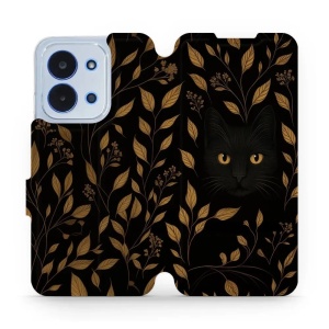 Flipové pouzdro Mobiwear - Xiaomi Poco C85 - V164S Černá kočka - VÝPRODEJ