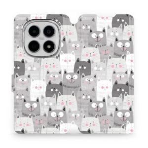 Flipové pouzdro Mobiwear - Xiaomi Redmi Note 15 5G - M099P Kočičky
