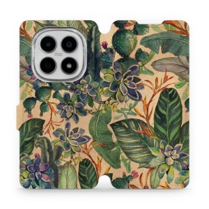Flipové pouzdro Mobiwear - Xiaomi Redmi Note 15 5G - VP05S Sukulenty