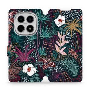 Flipové pouzdro Mobiwear - Xiaomi Redmi Note 15 5G - VP13S Temná flóra
